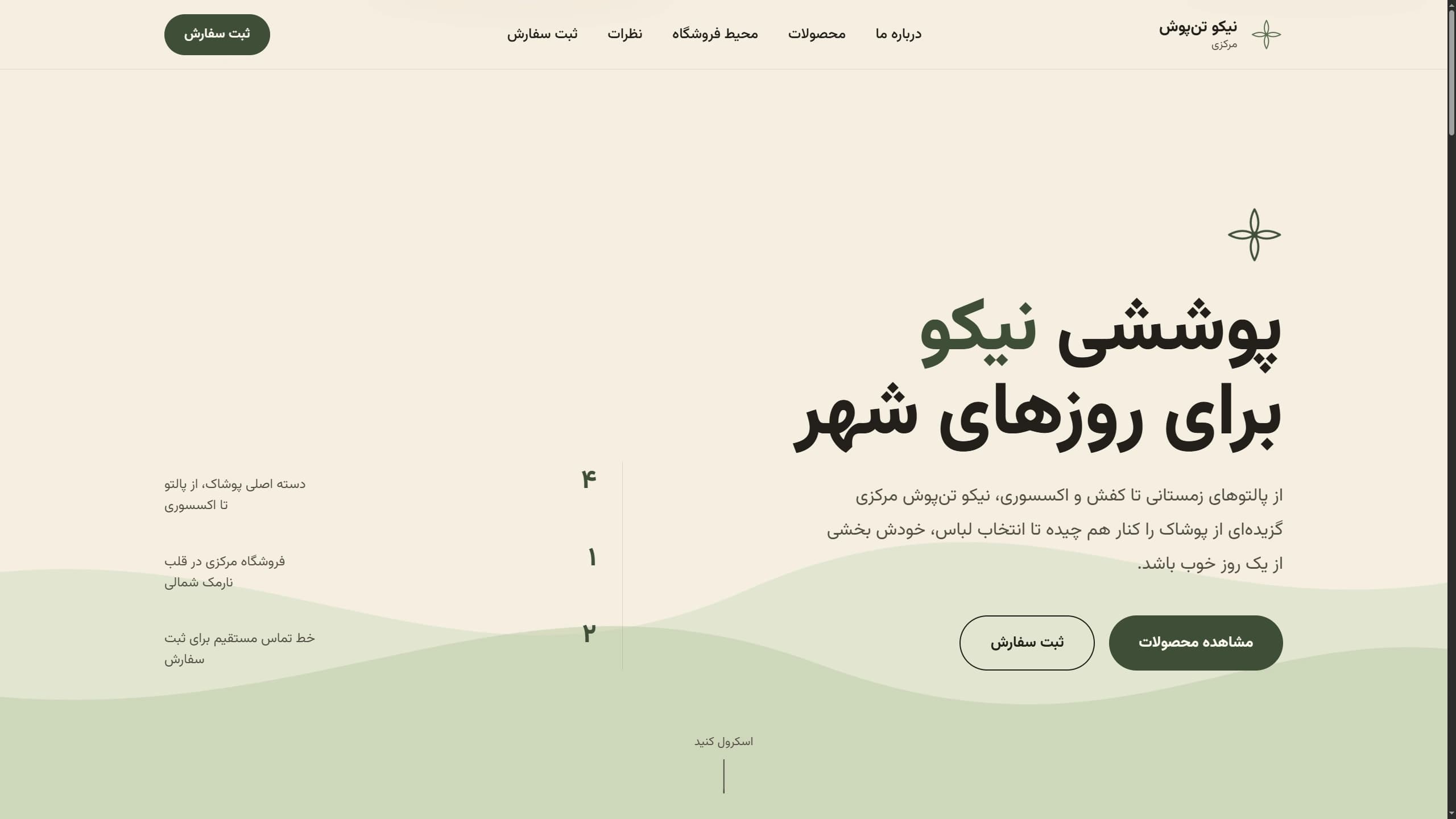 لباس فروشی نیکو